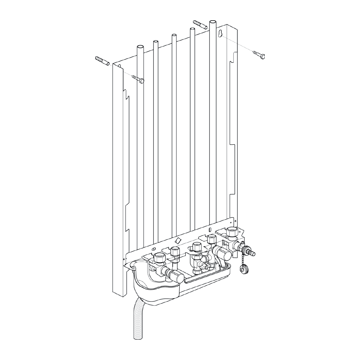 Intergas bovenaansluitset voor HRE 36/30