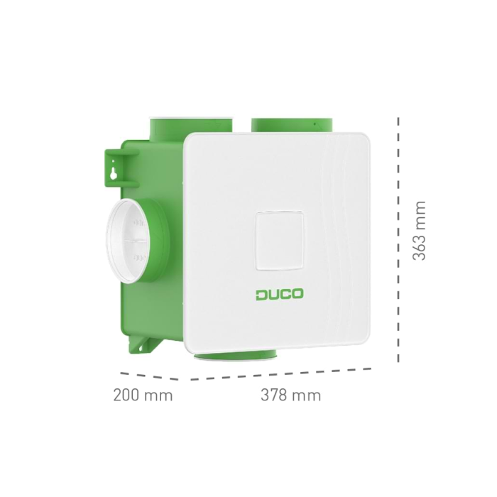 Duco DucoBox Reno all-in-one met RF bedieningschakelaar