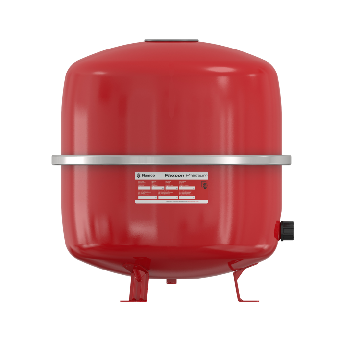 Flamco Flexcon Premium expansievat 35 liter 1.0 bar - rood